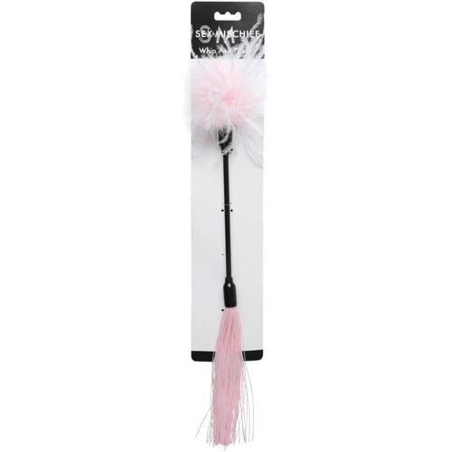 Мітелочкою Sex And Mischief - Whip & Tickle Pink / White: Виробник Sex & Mischief