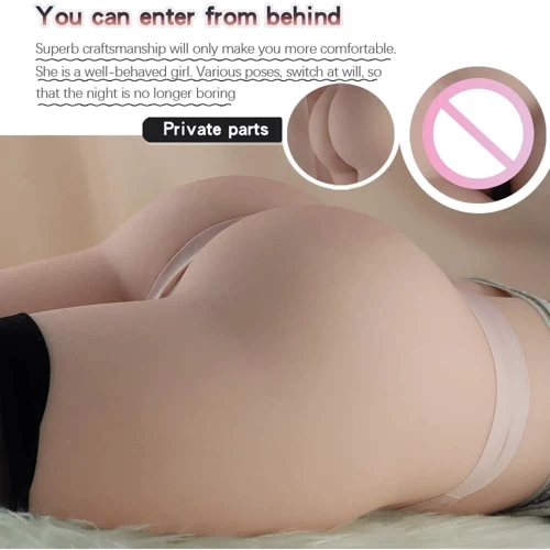 Реалістичний 3D мастурбатор Reality Doll напівторс секс ляльки, 6 кг фото 5