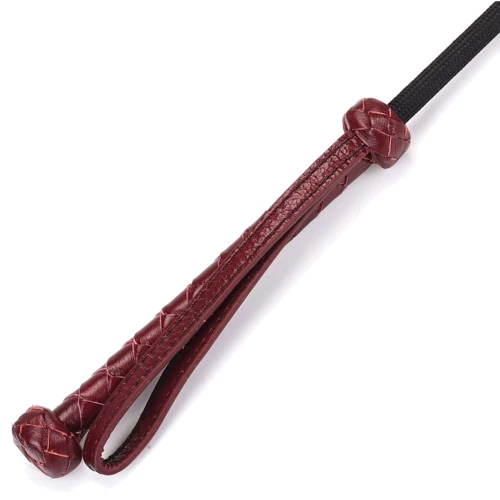 Шлепалка Liebe Seele Wine Red Riding Crop with Heart-Shape Tip фото 4