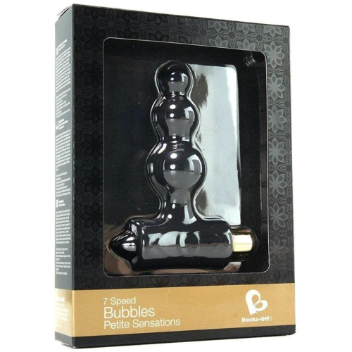 Анальний вібратор Rocks Off Petite Sensations - Bubbles Black: Довжина, см 8.5