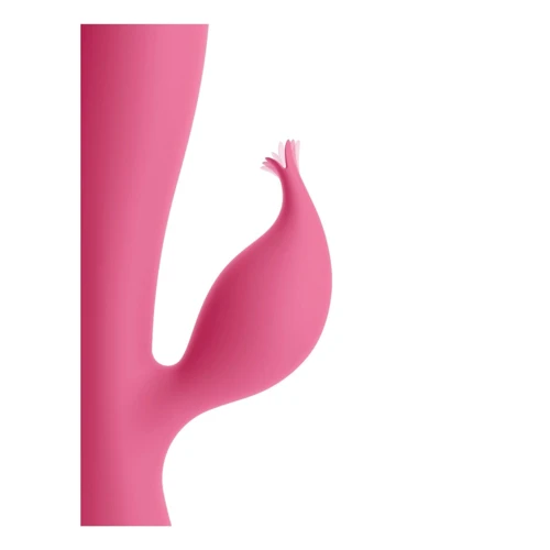Jimmy Jane Glo Rabbit Heating Vibrator - вібратор-кролик, 10.8x3.8 см: Тип управління кнопкове
