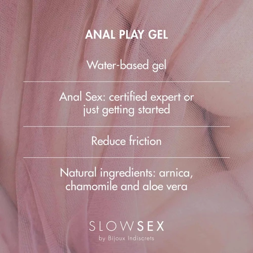 Анальная гель-смазка Bijoux Indiscrets Slow Sex Anal play gel: Для кого Унисекс