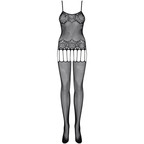 Бодистокинг Obsessive Bodystocking F235 black S/M/L: Декор Без декора