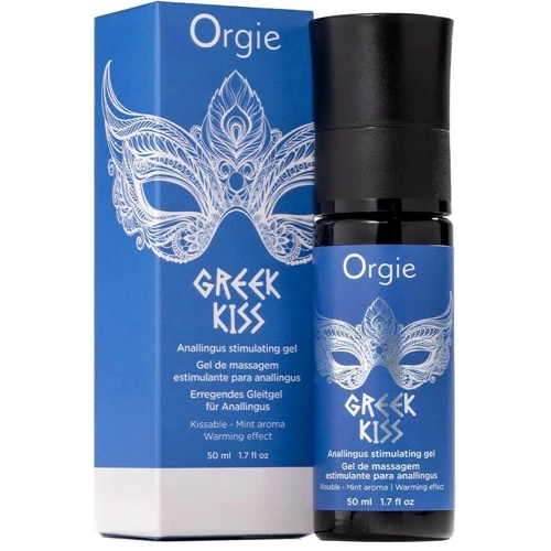 Стимулирующий гель для анилингуса и анального секса Orgie Greek Kiss, 50 мл, согревающий, со вкусом мяты: Форма выпуска Гель