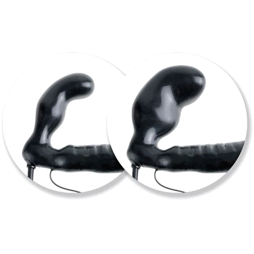 Подвійний надувний страпон Fetish Fantasy Series Inflatable Vibrating Strapless, 16,5х3,3 см: Тип кріплення Безремневие