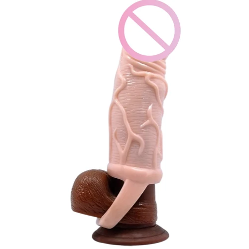 Насадка на член LYBAILE Men Extension Penis Sleeve: Материал TPE (термопластичный эластомер)