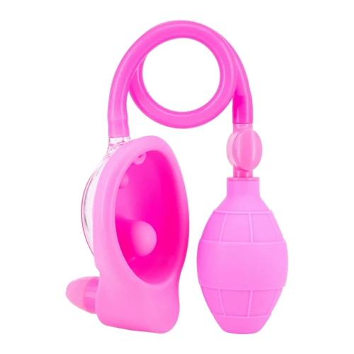 Seven Creations Vibrating Vagina Pump вагінальна помпа з вібрацією, 7,5х4,5 см, рожевий