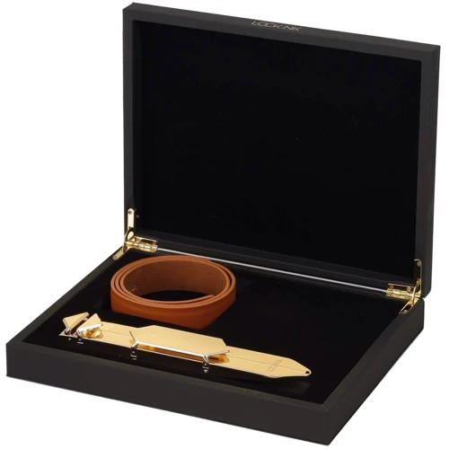 Регулируемая шлепалка LOCKINK Adjustable Slapper for Impact Play - Brown фото 6