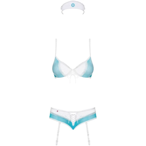 Сексуальний костюм медсестри Obsessive 834-CST-6, L/XL: Вид Костюмы