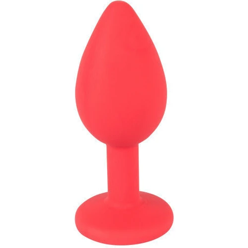 Анальна пробка Orion - Colorful Joy Jewel Red Plug Small: Матеріал Силикон