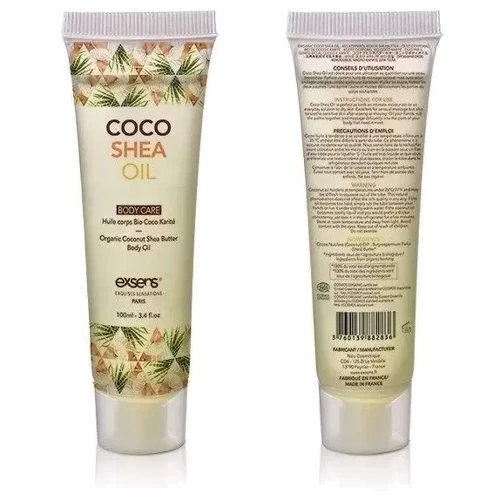 Органическое кокосовое масло Карите (Ши) для тела EXSENS Coco Shea Oil 100 мл: Тип Масло