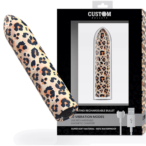 Потужна віброкуля Custom Bullets - Leopard: Для кого Для жінок
