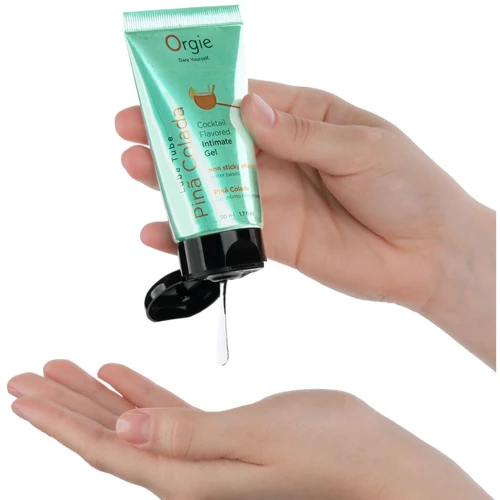 Лубрикант на водній основі Orgie Lube Tube Pina Colada, 50 мл, смак та аромат піна колади: Основа Водная