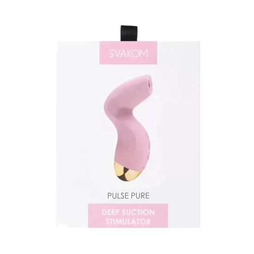 Вакуумный стимулятор Svakom Pulse Pure Pale Pink: Длина, см 12.9