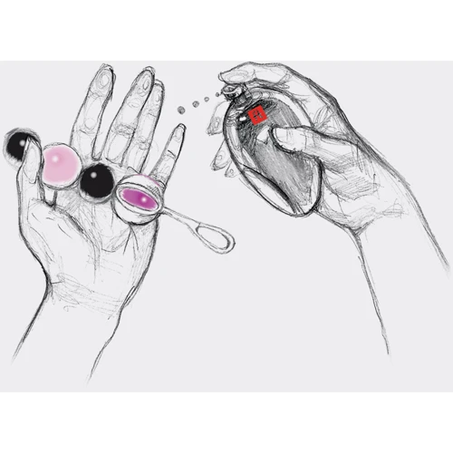 Потужний магнітний тренажер Кегеля Geisha balls Magnetic - Gvibe (Англія): Матеріал силікон