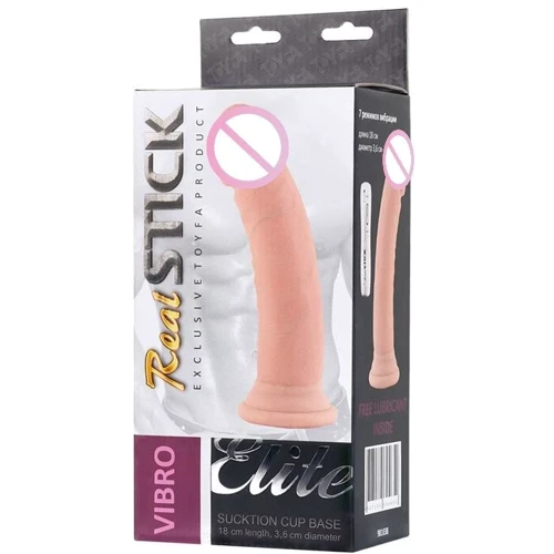 Вибратор Toyfa RealStick Elite Suction cup based vibrator(телесный): Для кого Унисекс