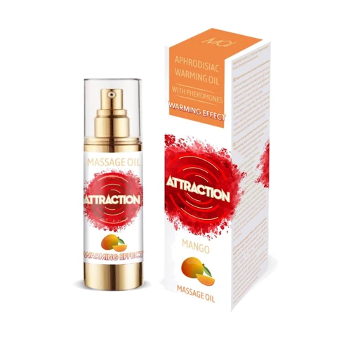 Розігріває масажне масло з феромонами MAI PHEROMON MASSAGE OIL - MANGO (75 мл)