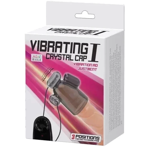 Насадка на головку с вибрацией Vibrating Crystal Cap 1, BI-014629 фото 8