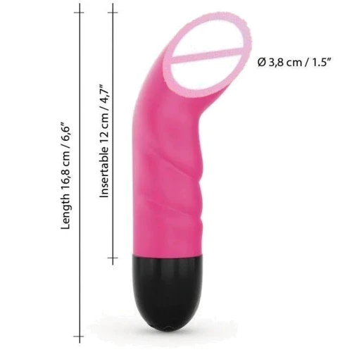Вибратор Dorcel Expert G 2.0 Magenta для точки G, перезаряжаемый: Длина, см 16.8