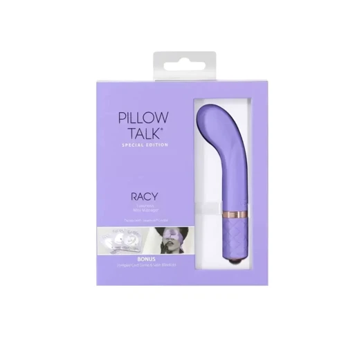 Роскошный вибратор Pillow Talk - Special Edition Racy Purple с кристаллом Сваровски: Длина, см 12.7