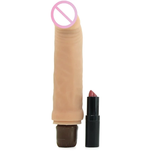 Вибратор для точки G CyberSkin G-Spot Buzzer, 19,05x3.3 см, телесный: Тип и форма Реалистичные