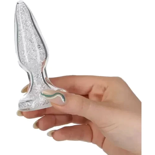 Скляний анальний затор Pillow Talk - Fancy - Luxurious Glass Anal Plug фото 9