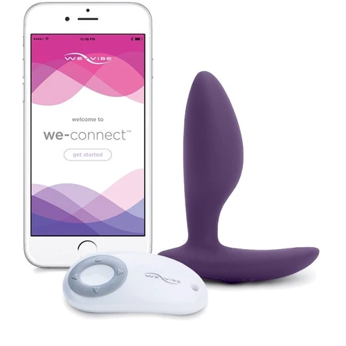 Смарт-пробка с дистанционным управлением We-Vibe Ditto, фиолетовый: Особенности Водонепроницаемые