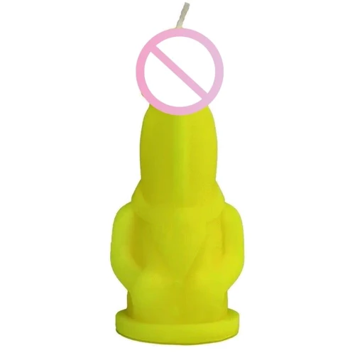 Свічка LOVE FLAME - Gentleman Yellow Fluor, CPS05-YELLOW