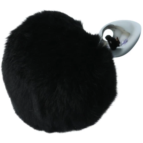 Анальная пробка Sportsheets - Midnight Metal Bunny Plug: Наличие вибрации Нет
