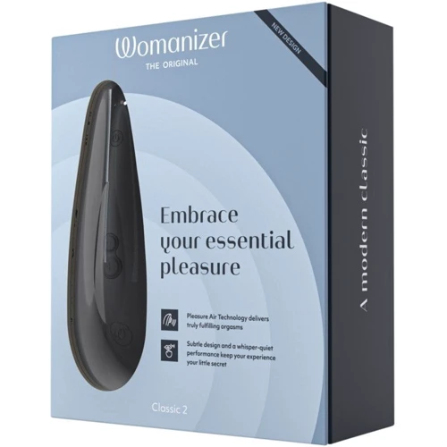 Вакуумный клиторальный стимулятор Womanizer Classic 2 Black: Длина, см 14.8