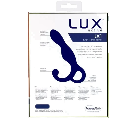Массажер простаты Lux Active – LX1 – Anal Trainer 5.75" – Dark Blue: Тип Массажеры простаты