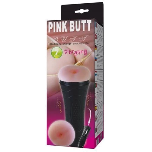 Мастурбатор анус з вібрацією LYBAILE Pink Butt фото 8
