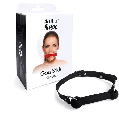 Кляп Art of Sex - Gag Stick Silicon, черный: Для кого Унисекс