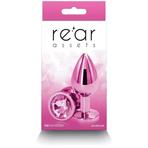 Анальная поробка Ns Novelties Pink Medium Rear Assets (розовый): Наличие вибрации Нет