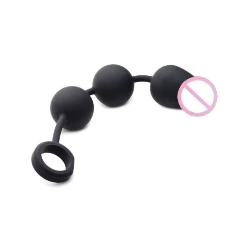 Tom of Finland Weighted Anal Ball Beads - анальные шарики -31,5х5,7см