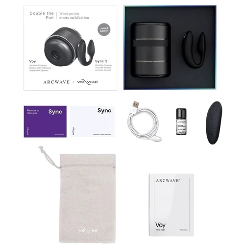 Набор для пар Double the Fun Set Black фото 8
