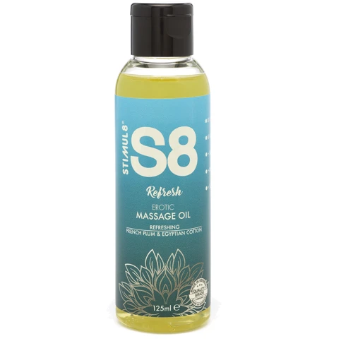 S8 Massage Oil массажное масло, 125 мл, Французская слива и египетский хлопок: Тип Масло