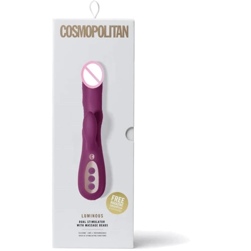 Силиконовый вибратор кролик Cosmopolitan Luminous Rabbit Vibrator: Для кого Для женщин