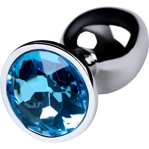 Анальна пробка із кристалом Metal By Toyfa Gold anal plug topaz: Для кого Унисекс