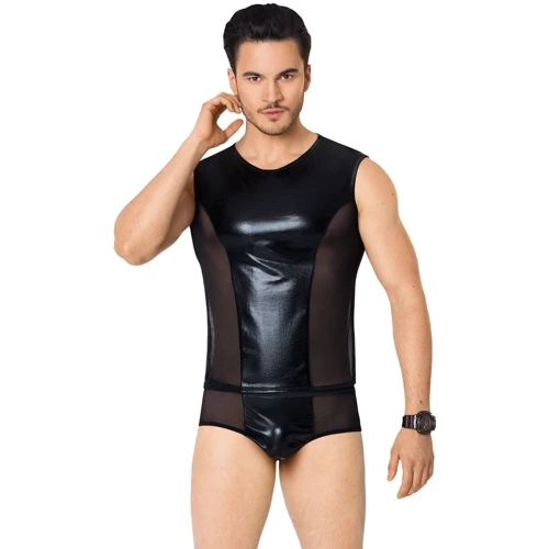 Эротический мужской комплект SoftLine - Shirt and Shorts 4605, M/L