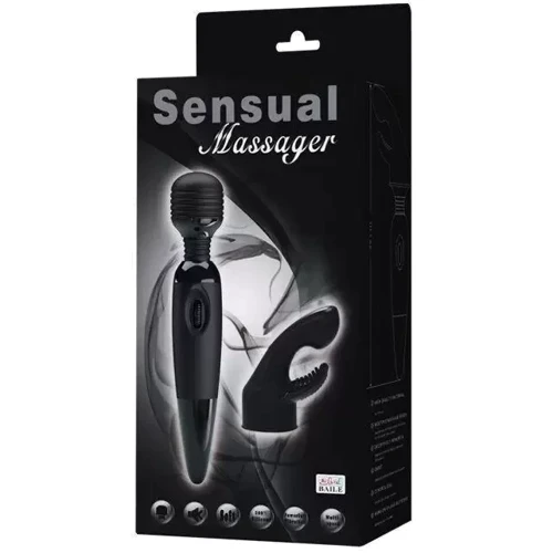 Вібромасажер SENSUAL MASSAGER зі змінною насадкою BW-055011 фото 7