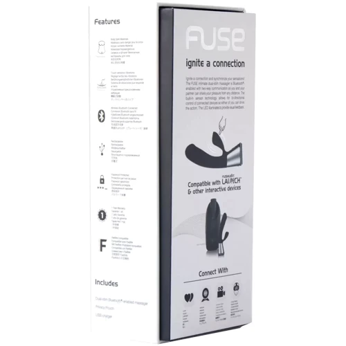 Інтерактивний вібратор Ohmibod Fuse for Kiiroo Black: Діаметр, см 3.4