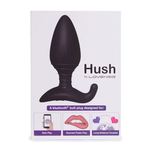 Анальна смарт вібропробка Lovense Hush, розмір L: Особливості водонепроникні