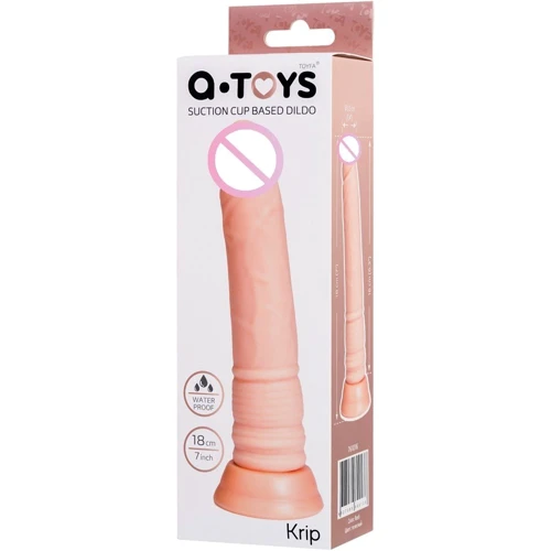 Фаллоимитатор Toyfa A-Toys Krip Realistik Dildo Flesh: Назначение Вагинальные