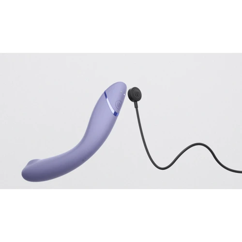 Вакуумний вібратор для точки G Womanizer OG Lilac: Тип і форма Двусторонние