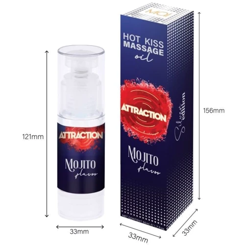 Съедобное массажное масло MAI Attraction Mojito Hot Kiss (50 мл): Эффект Согревающий