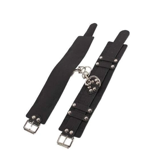 Оковы Leather Dominant Leg Cuffs, black: Производитель sLash