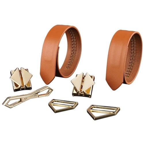 Наручники LOCKINK Wristcuffs/Anklecuffs Brown Set фото 6