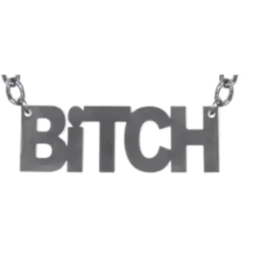 Затискачі для сосків Bitch, Feral Feelings - Nipple clamps Bitch, срібло / чорний: Для кого Для жінок