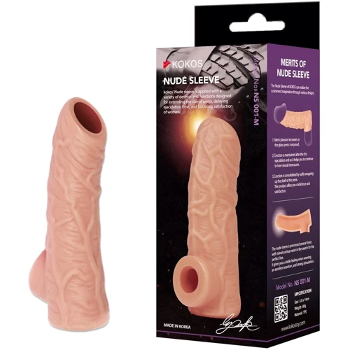 Насадка на член Kokos Nude Sleeve NS 001 M: Для кого Для мужчин